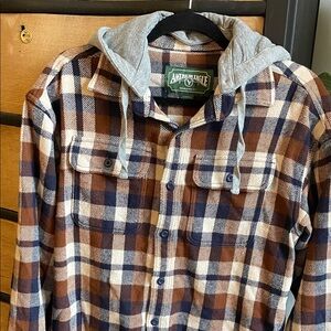 American Eagle Checkered Flannel Shirt